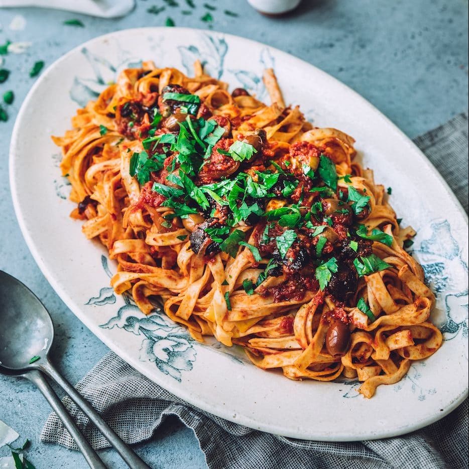 Tagliatelles alla Puttanesca