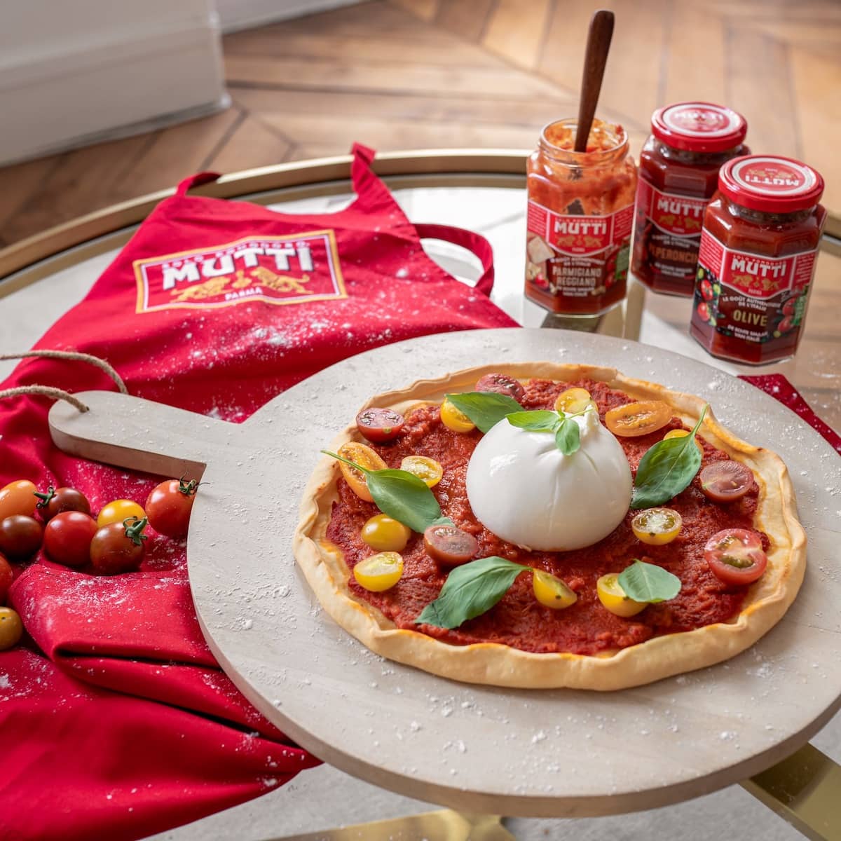 Pizza à la burrata