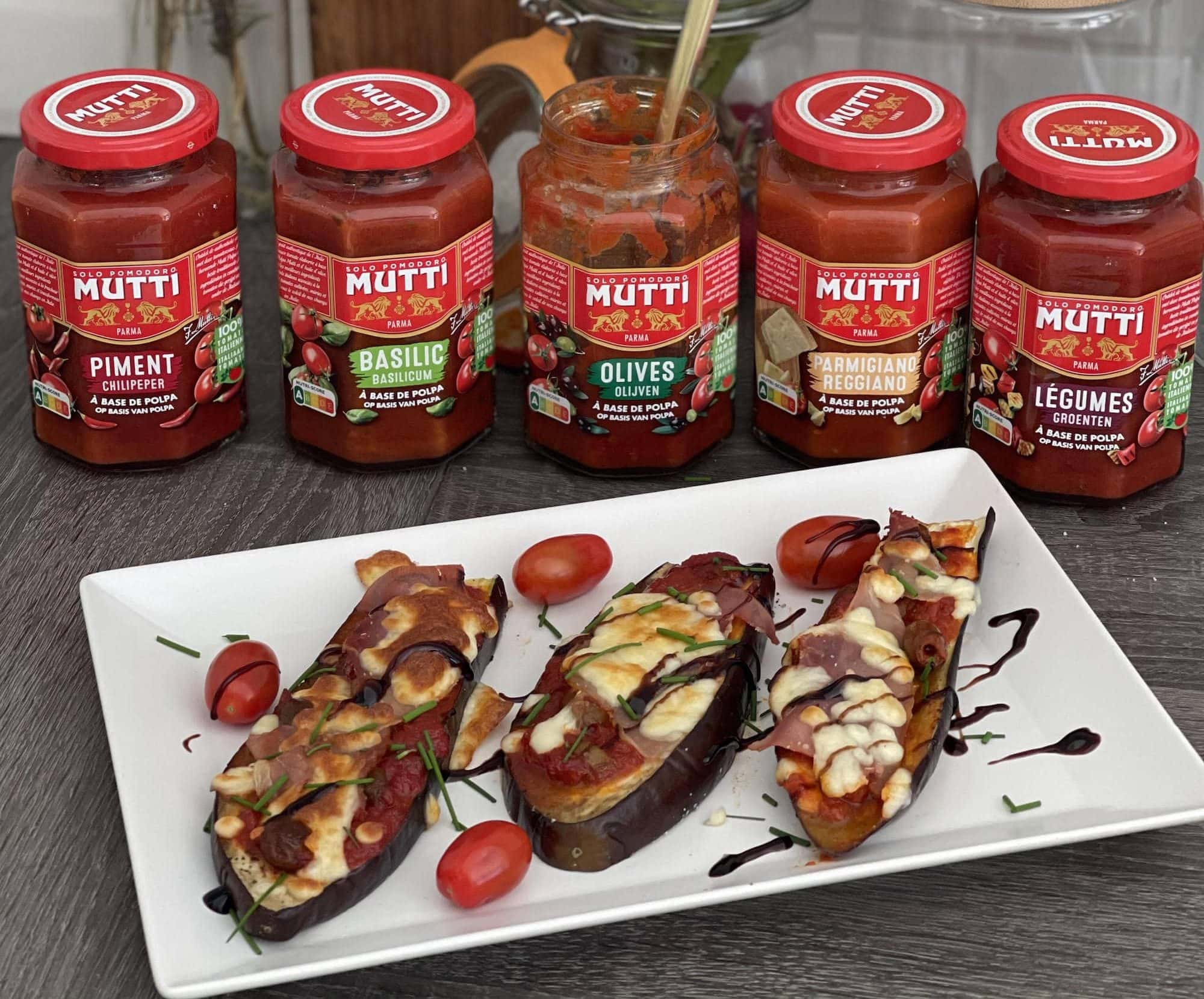 Aubergines façon bruschetta