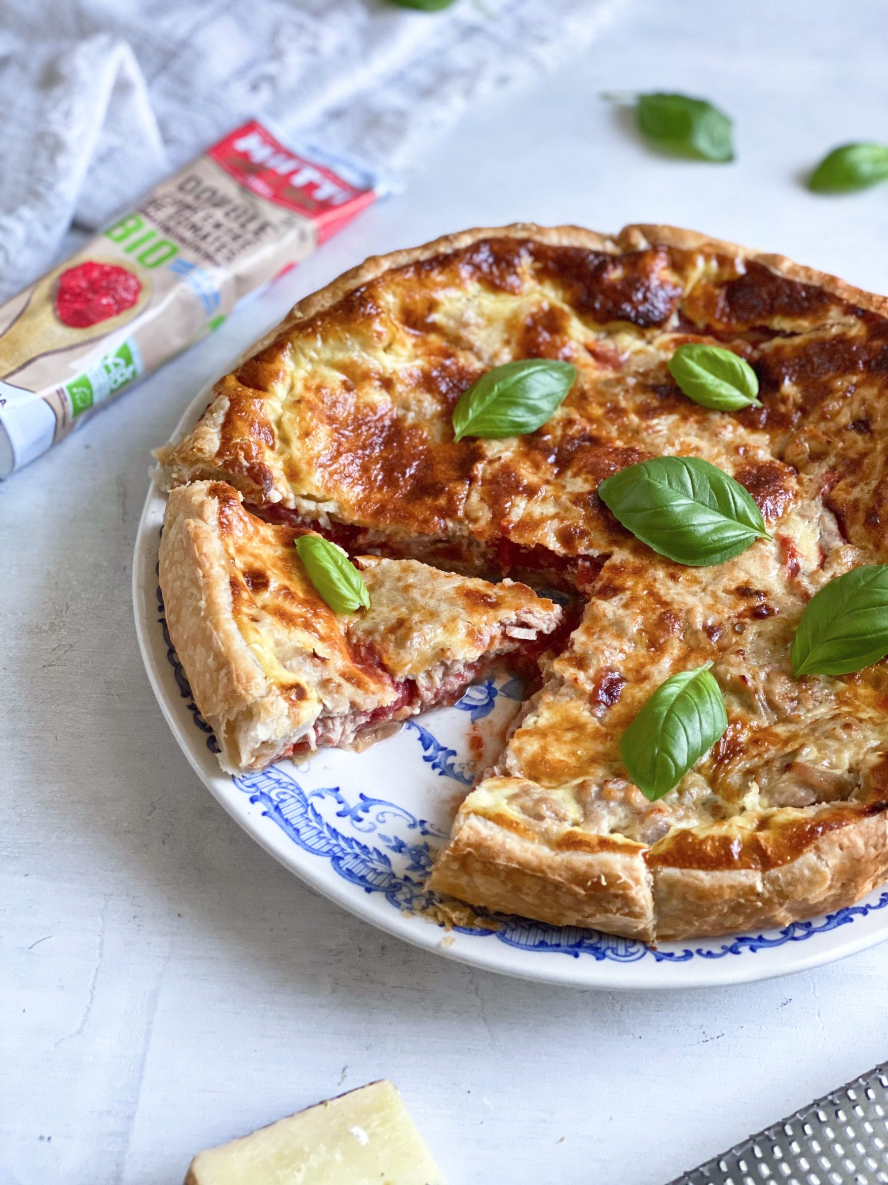 Quiche au thon et à la tomate