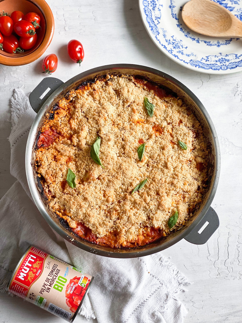 Crumble aux tomates