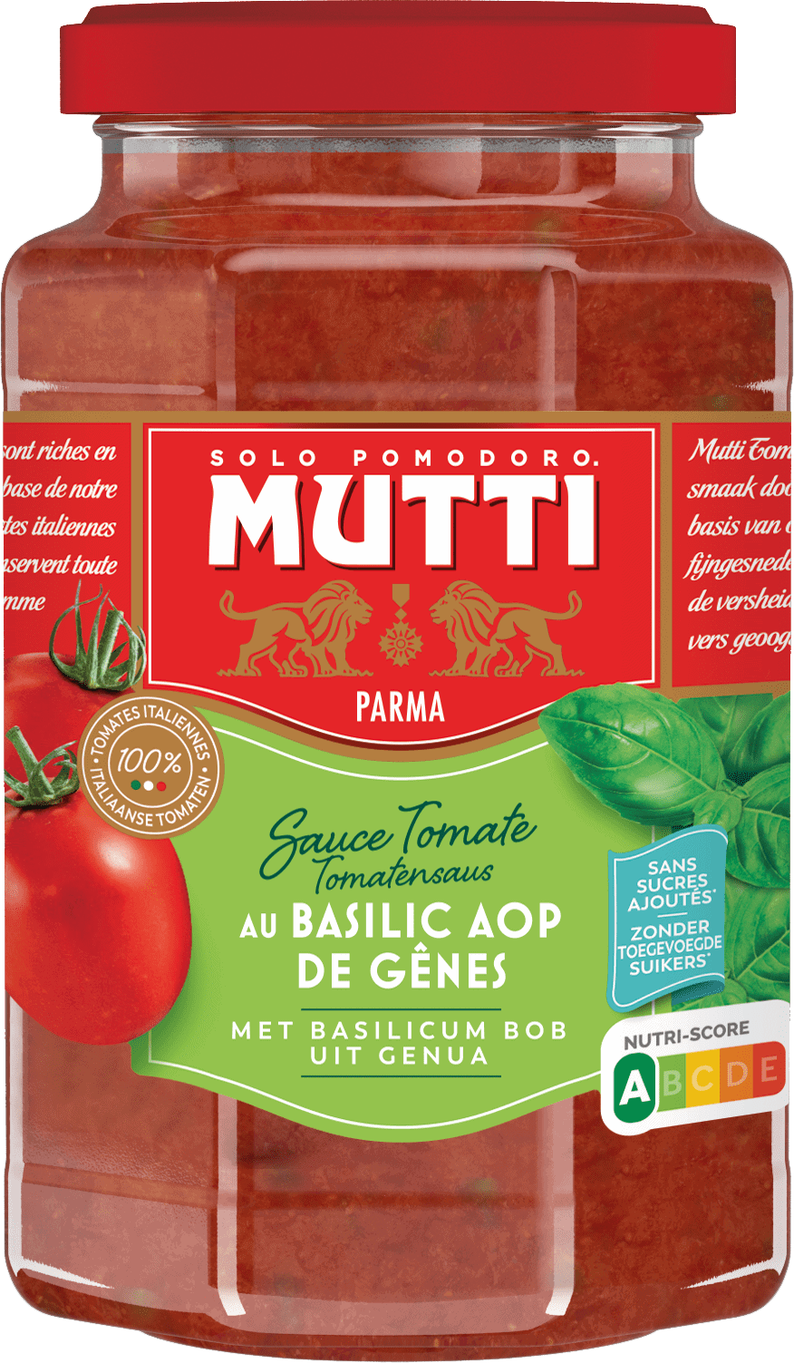 Sauce tomate au Basilic AOP de Gênes