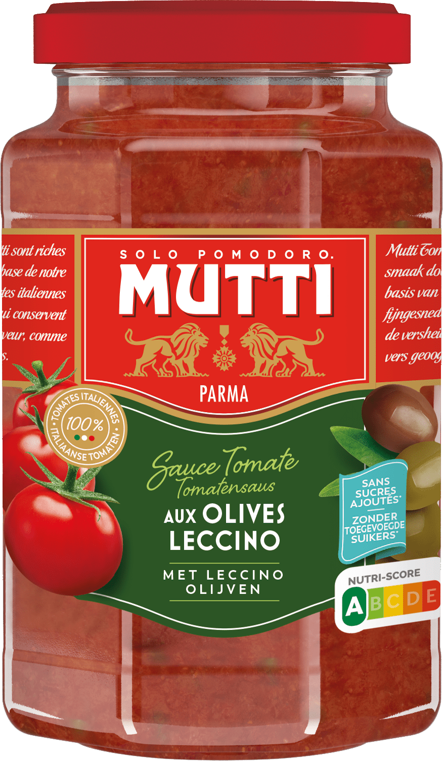 Sauce tomate aux Olives Leccino