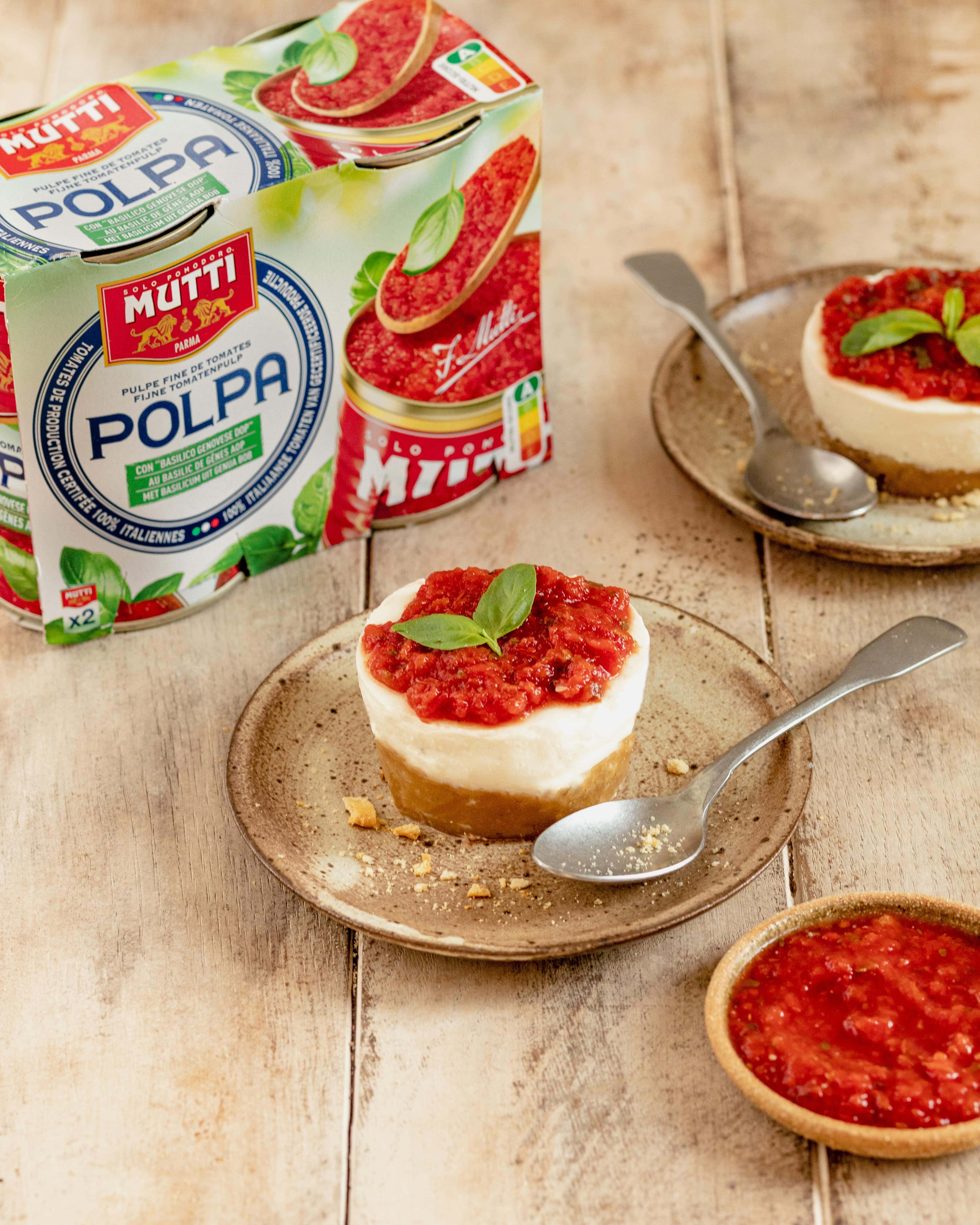 Cheesecake salé à la tomate