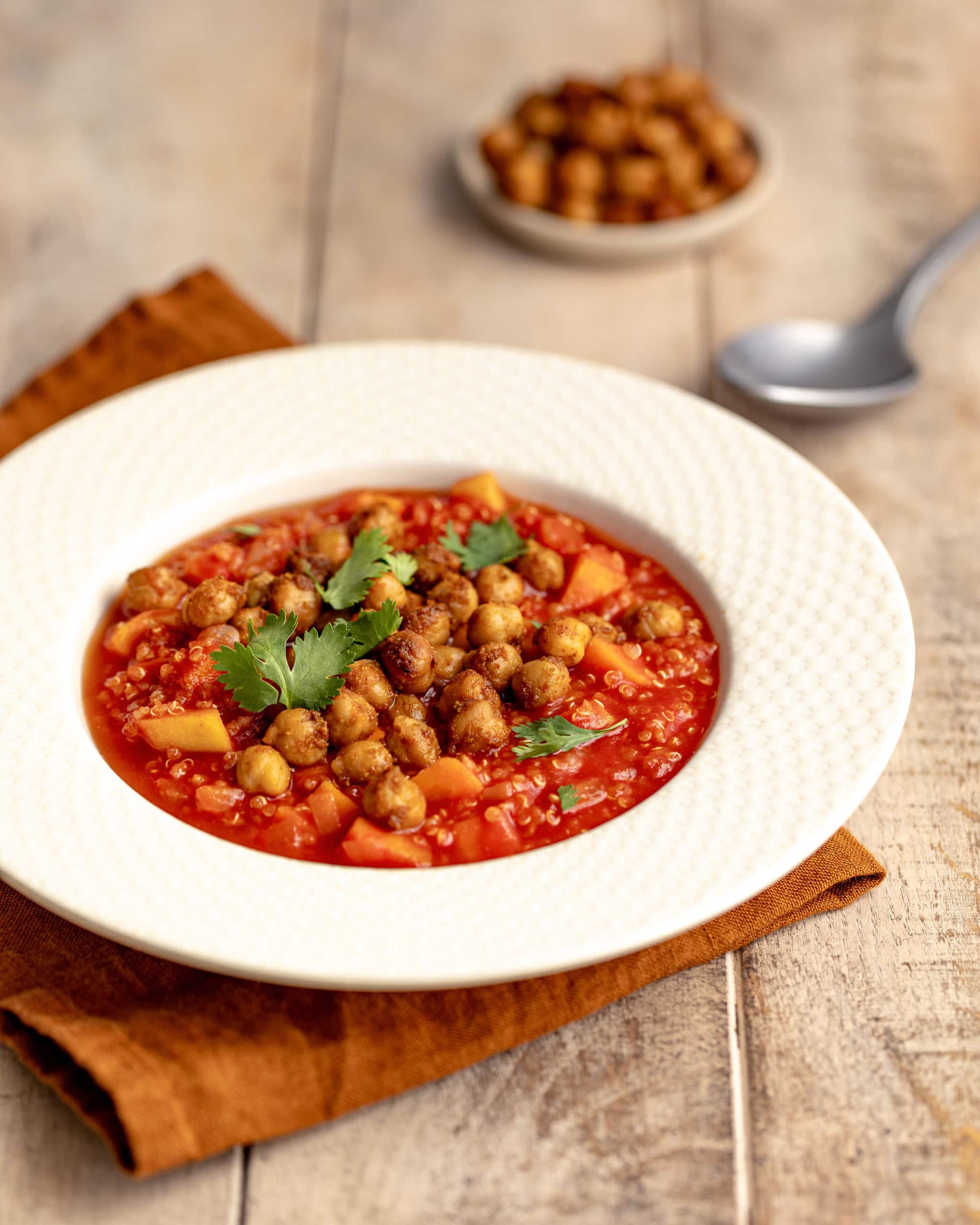 Soupe épicée au boulgour