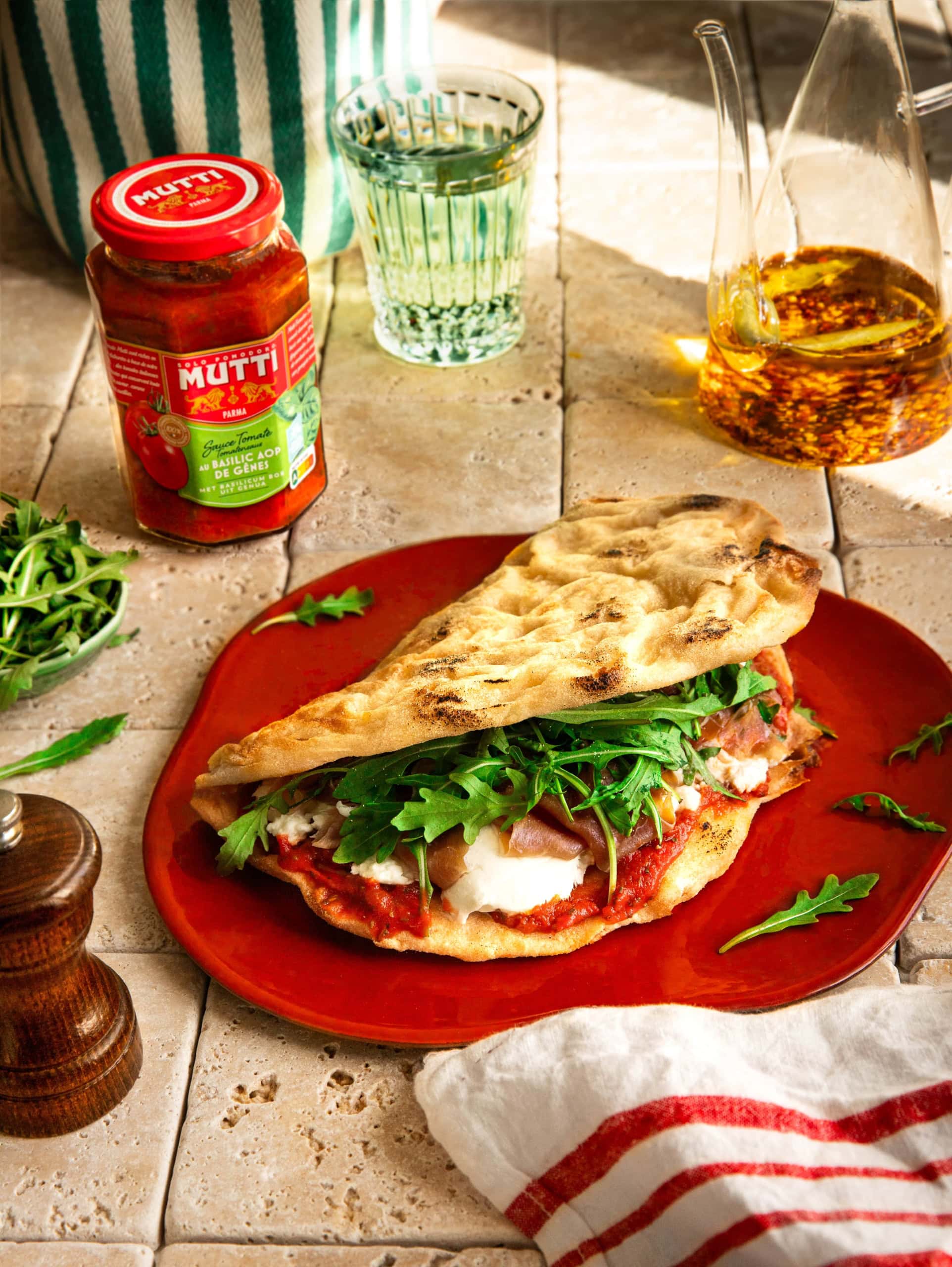 Sandwich pizza