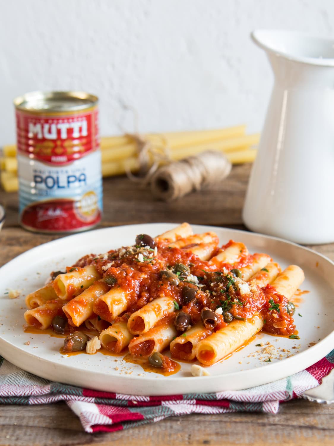 Mediterranean Ziti with anchovies