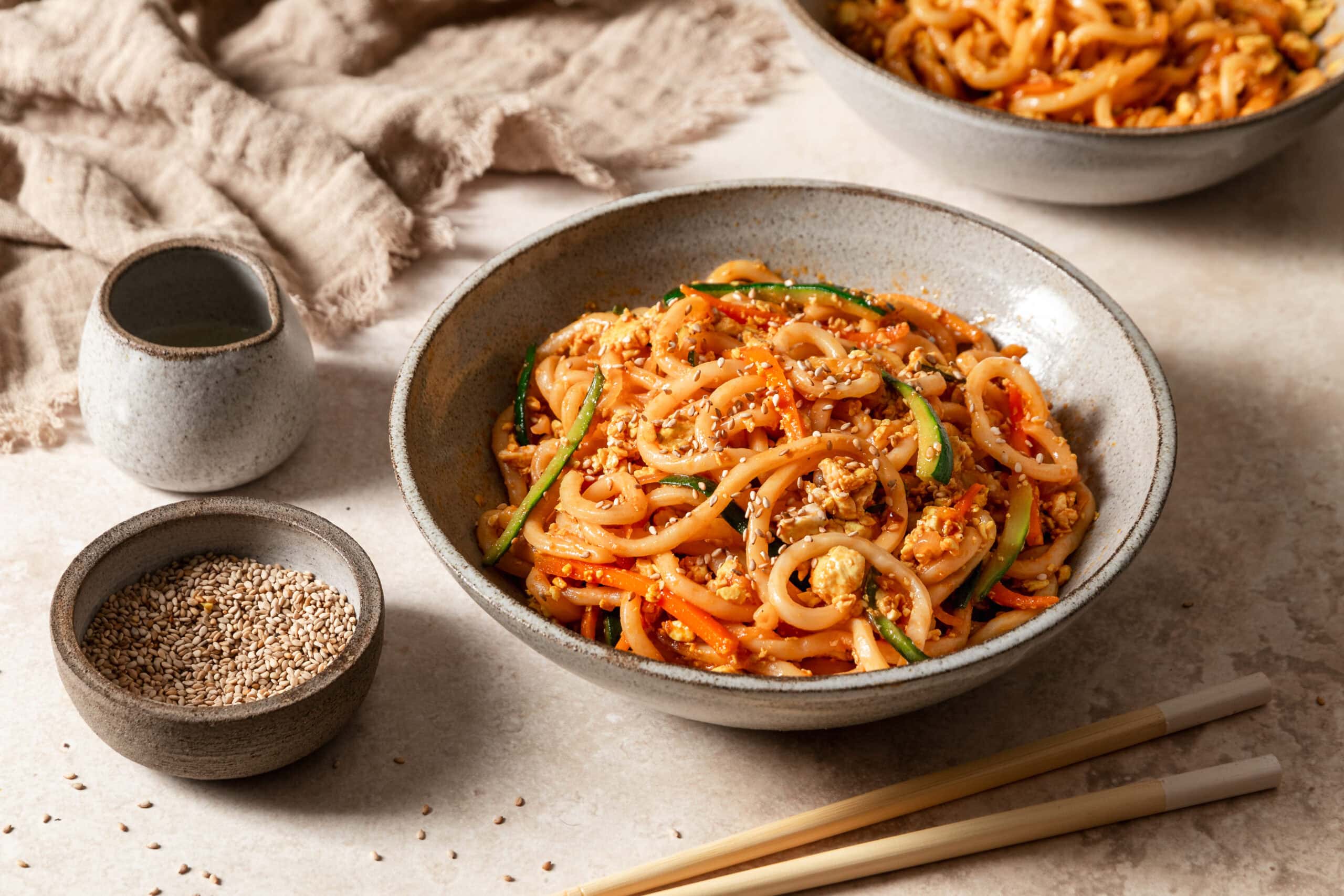 Udon with Tofu and Vegetables