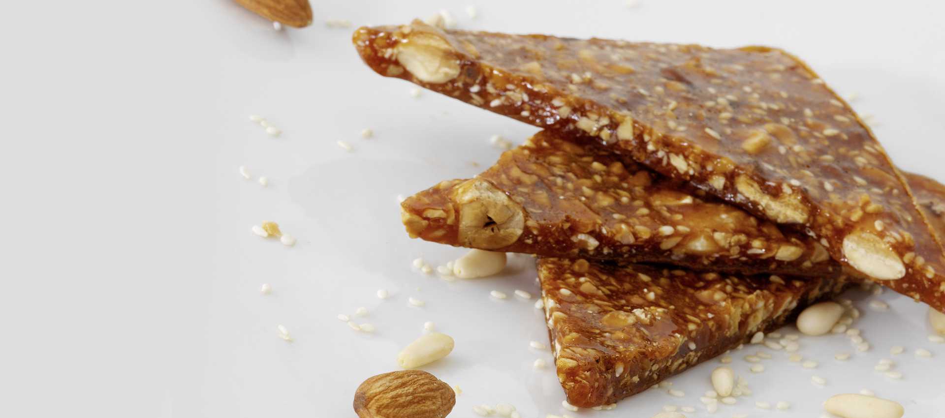 Nougat croustillant au doppio concentrato (Pâte de tomate)