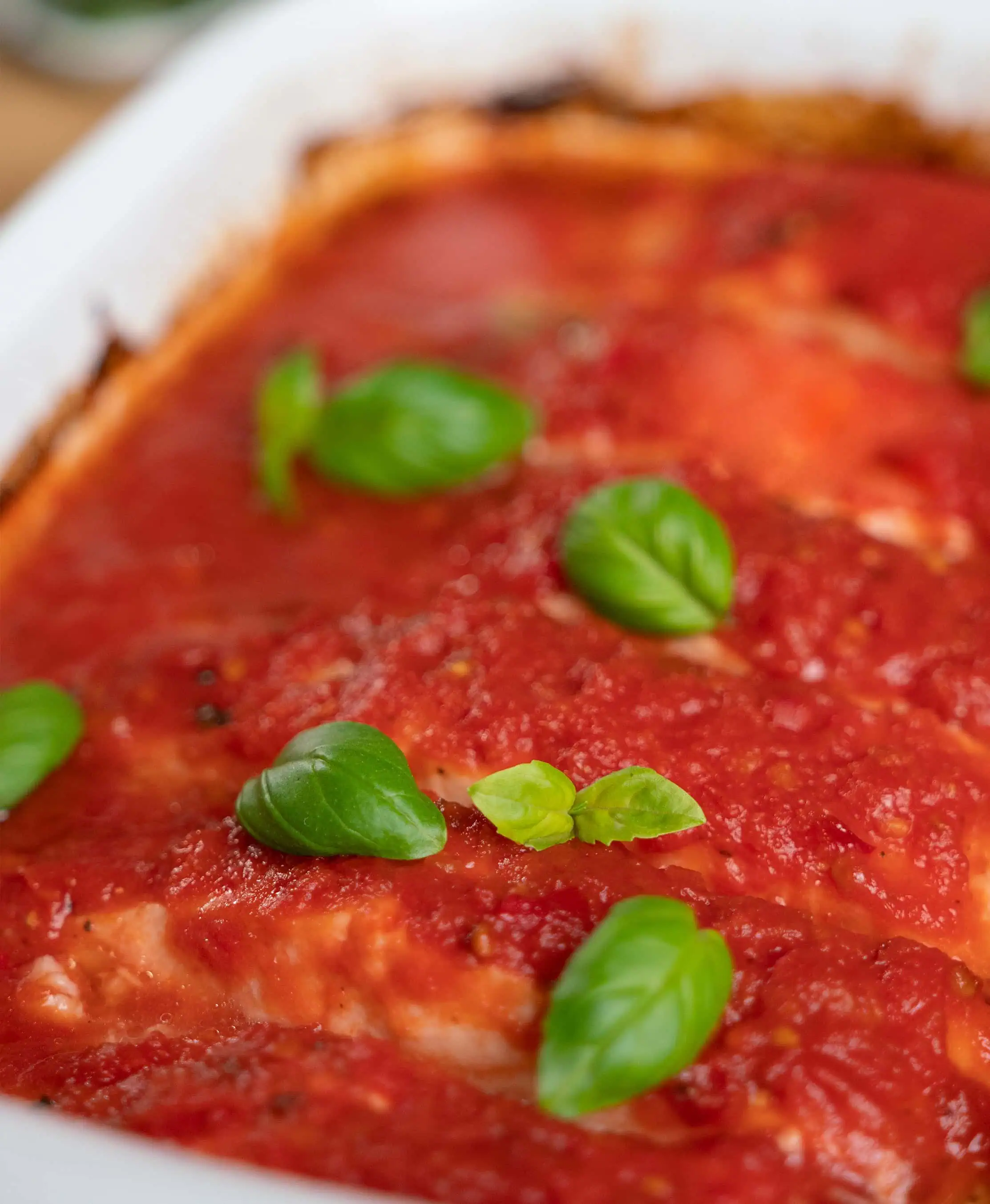 Oven baked salmon with chopped tomatoes