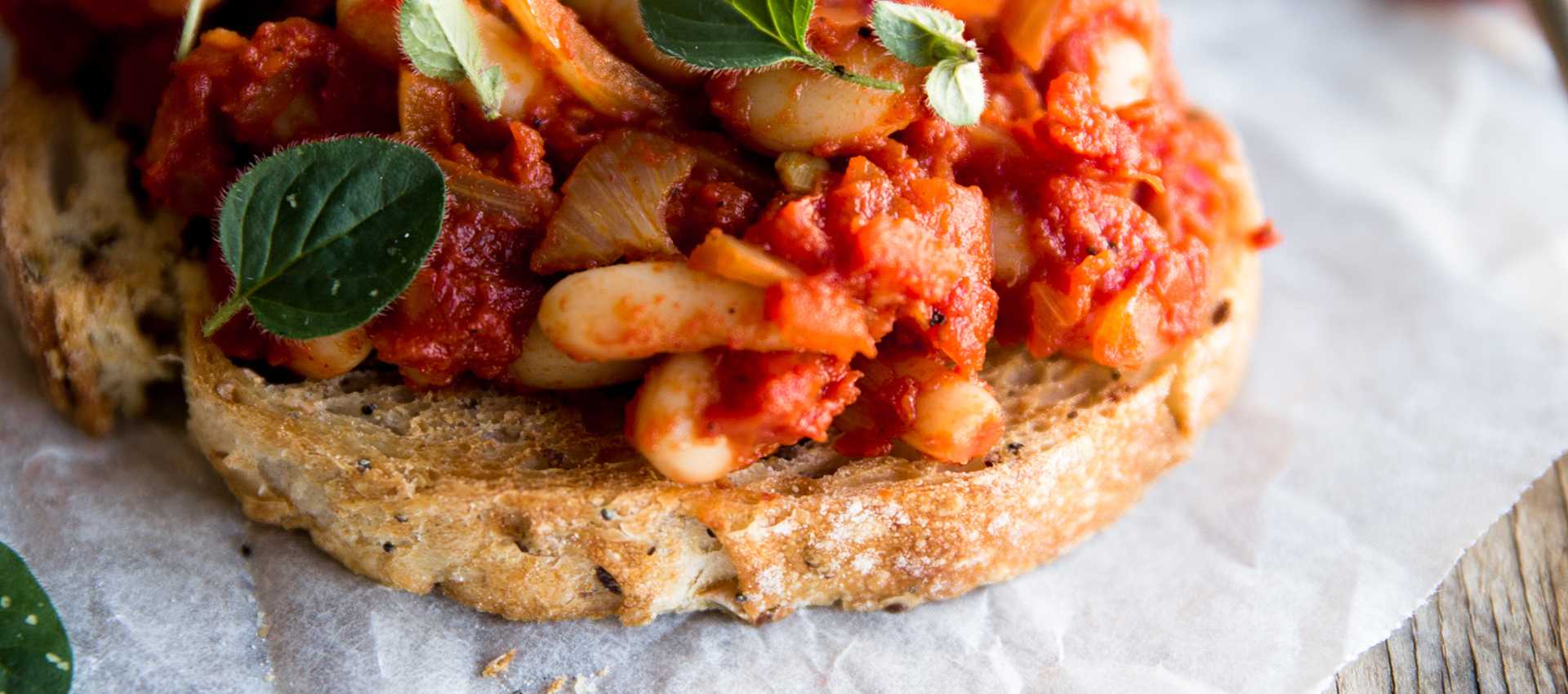 Quick easy baked beans