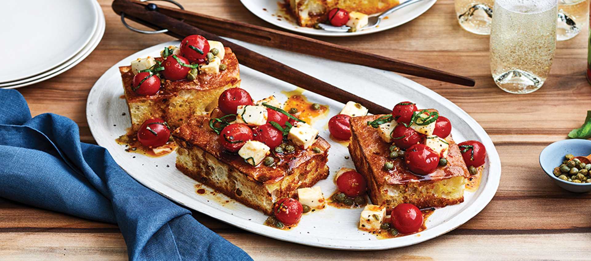 Cherry tomato focaccia