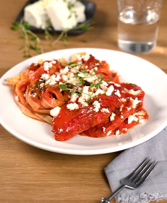 Pork steaks in tomato sauce