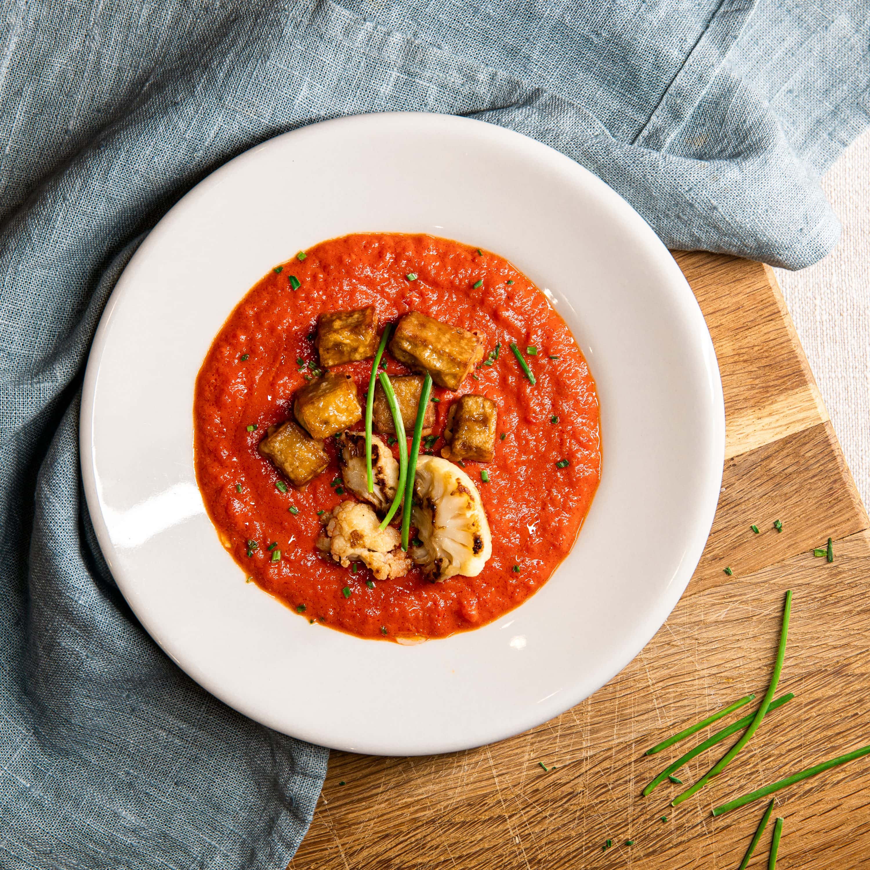 Roasted pepper cream sauce