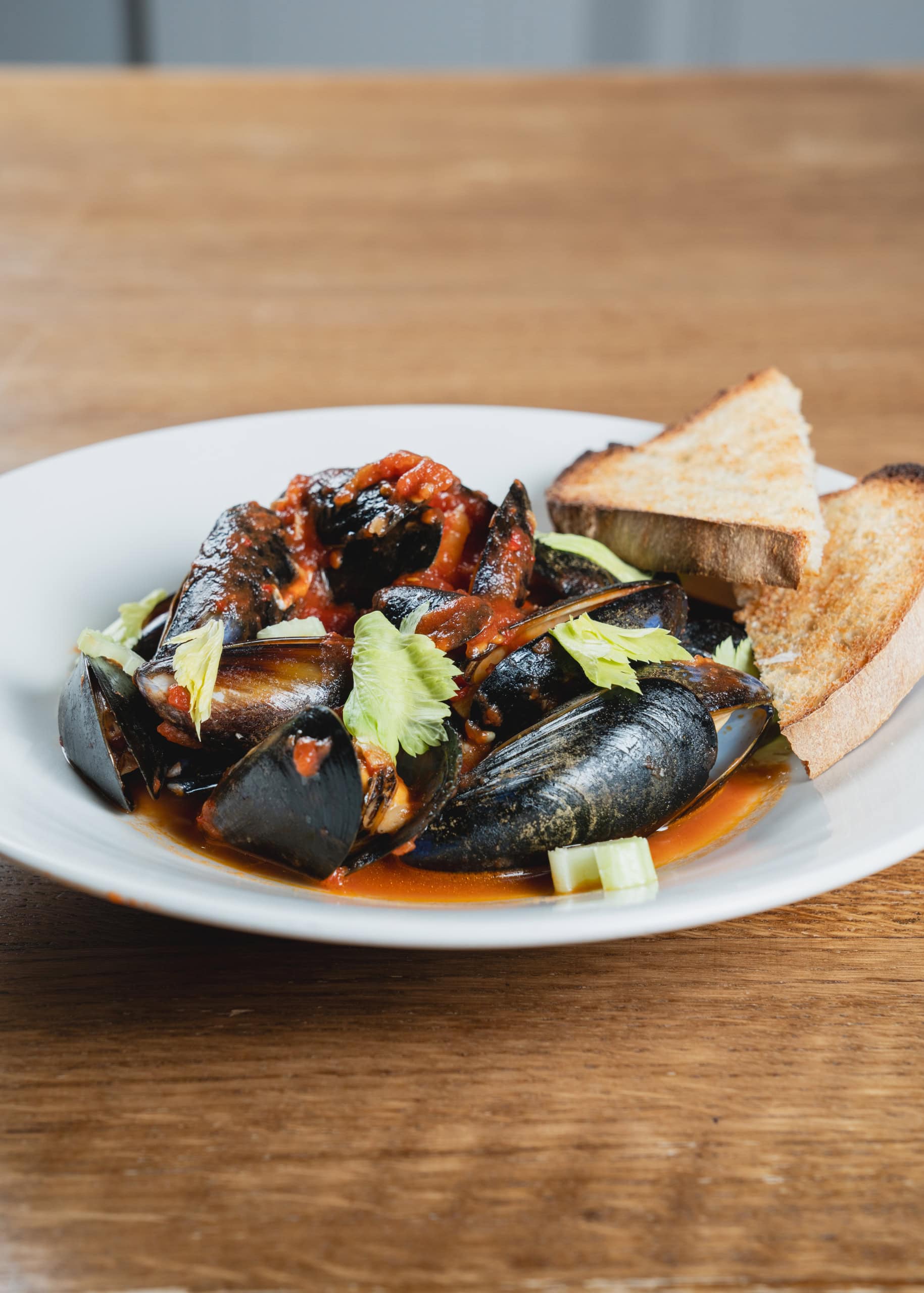 Mussels in a Spicy Tomato Broth