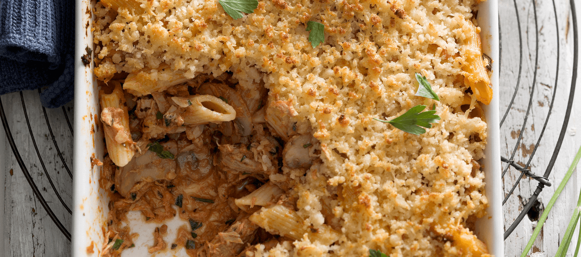 Tuna pasta bake