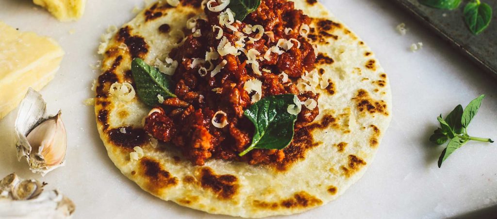Mutti tacos with tomato puree