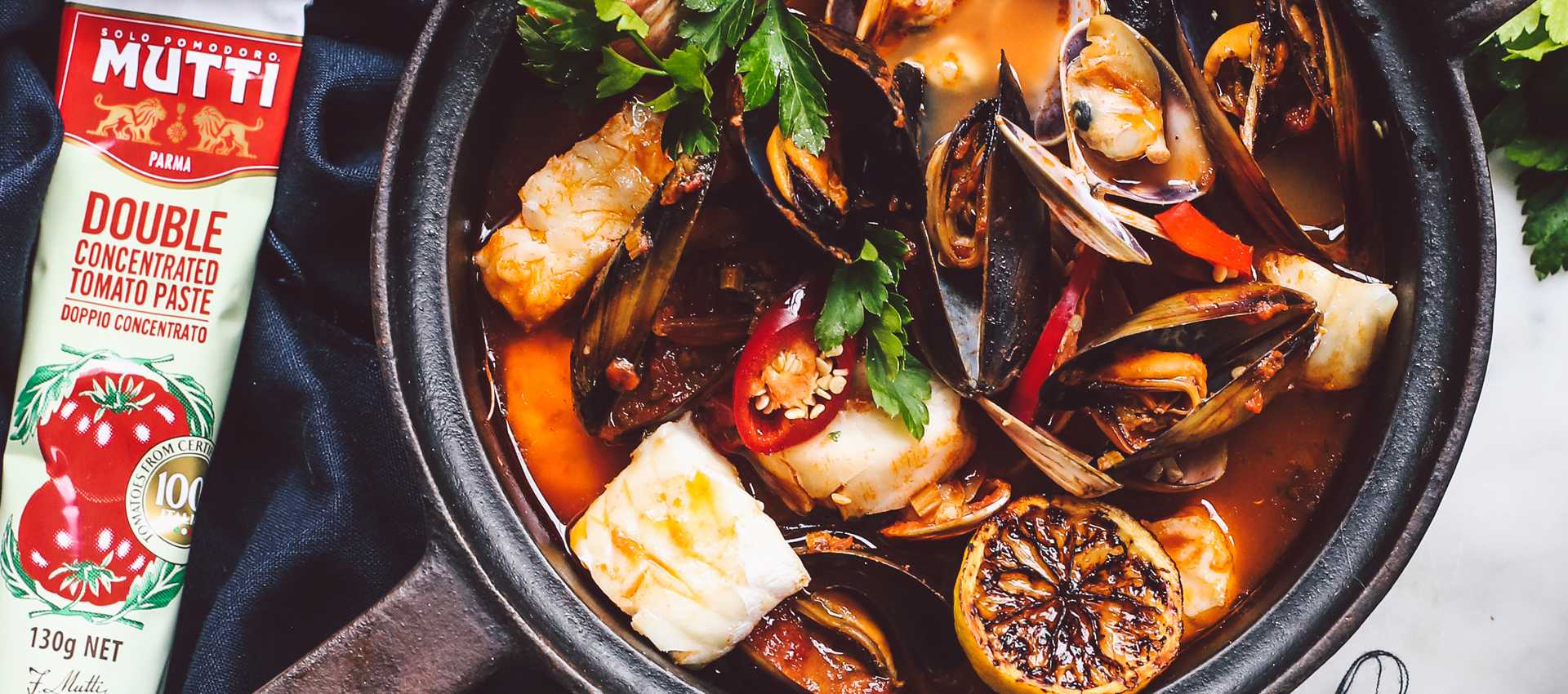 Seafood stew tomato