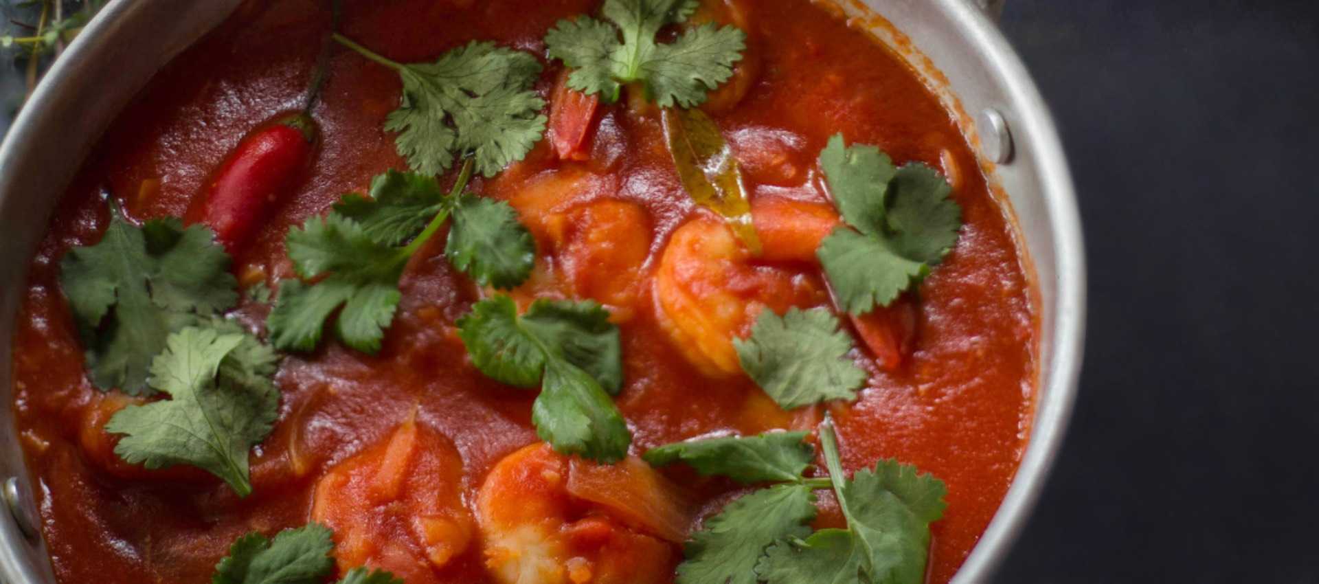 Rougaille made with tomato puree