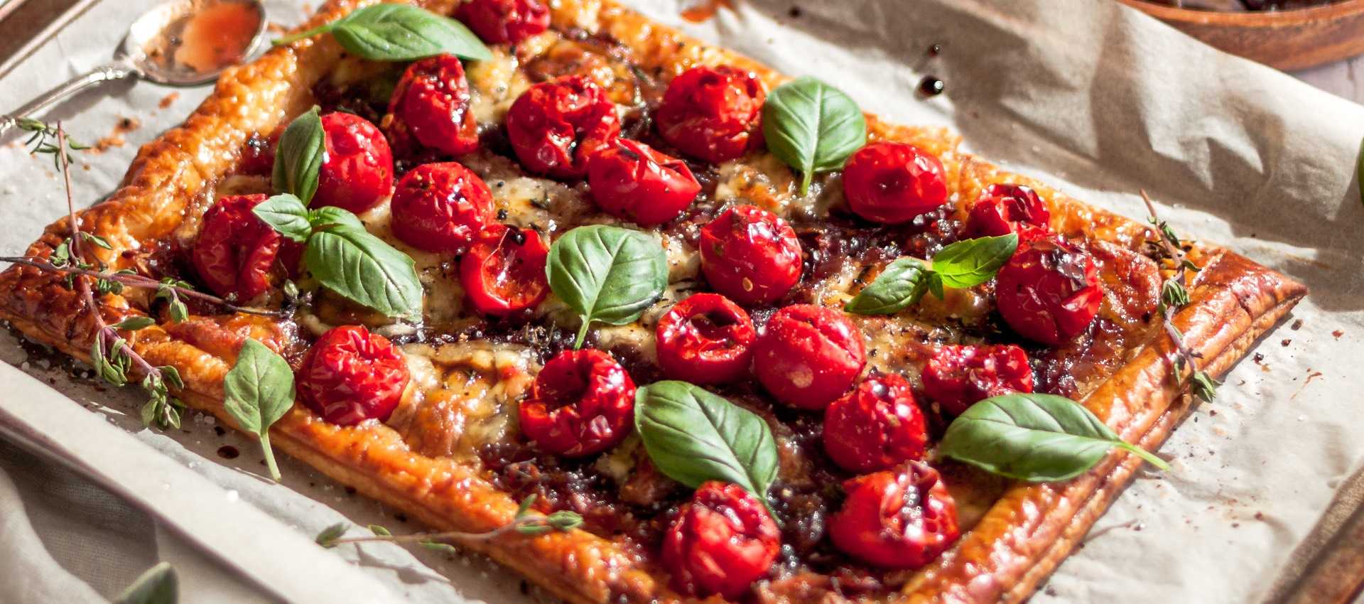 Tomato and onion tart