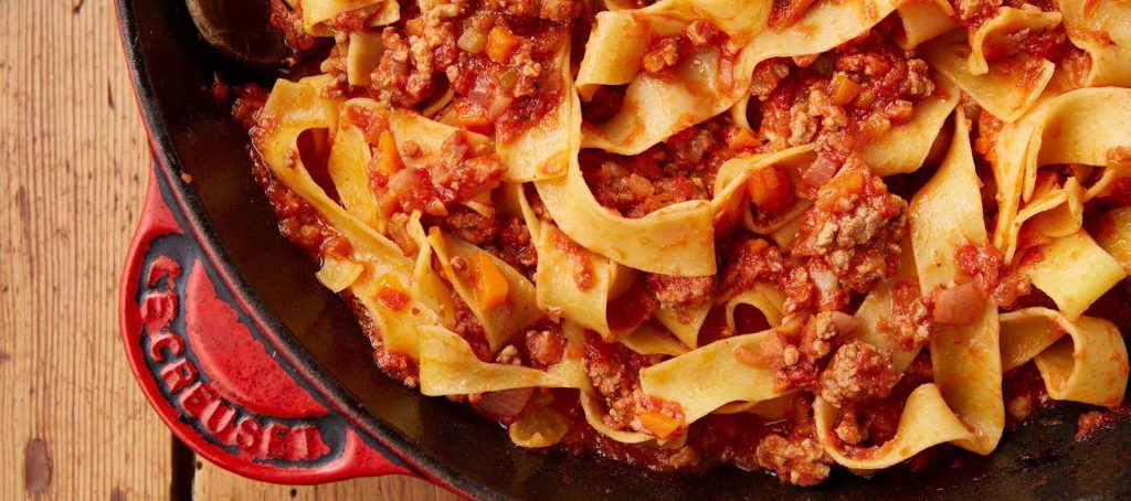 Tagliatelle s boloňskou omáčkou