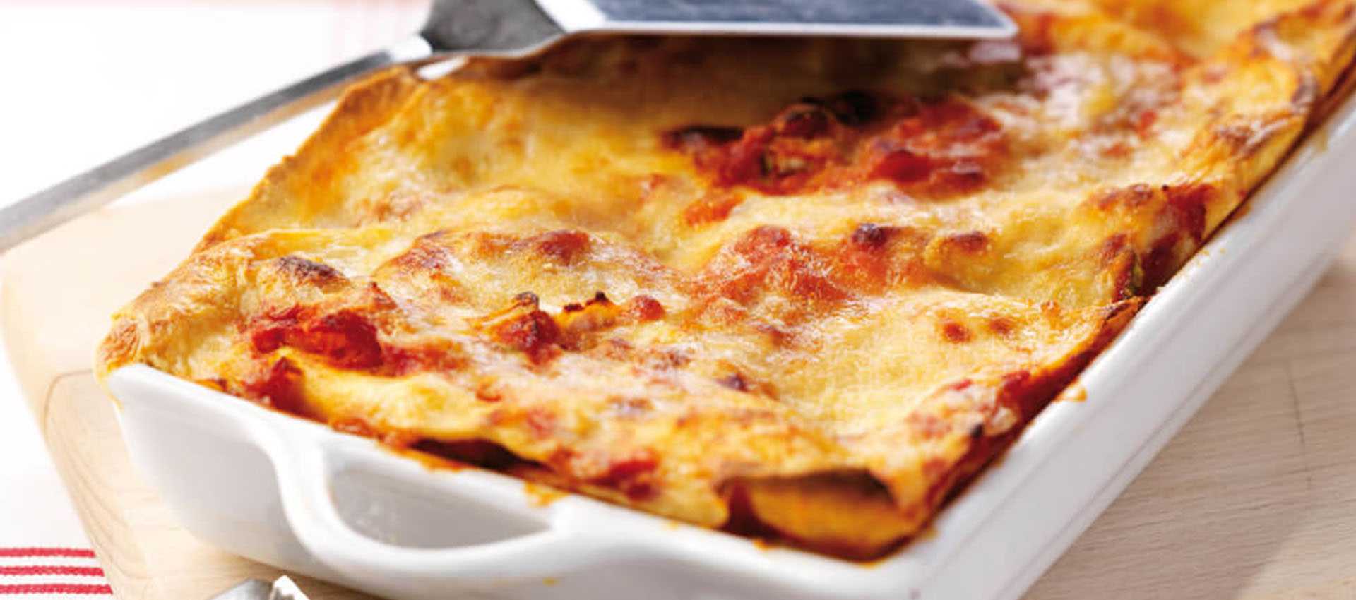 Vegetarische speltlasagne