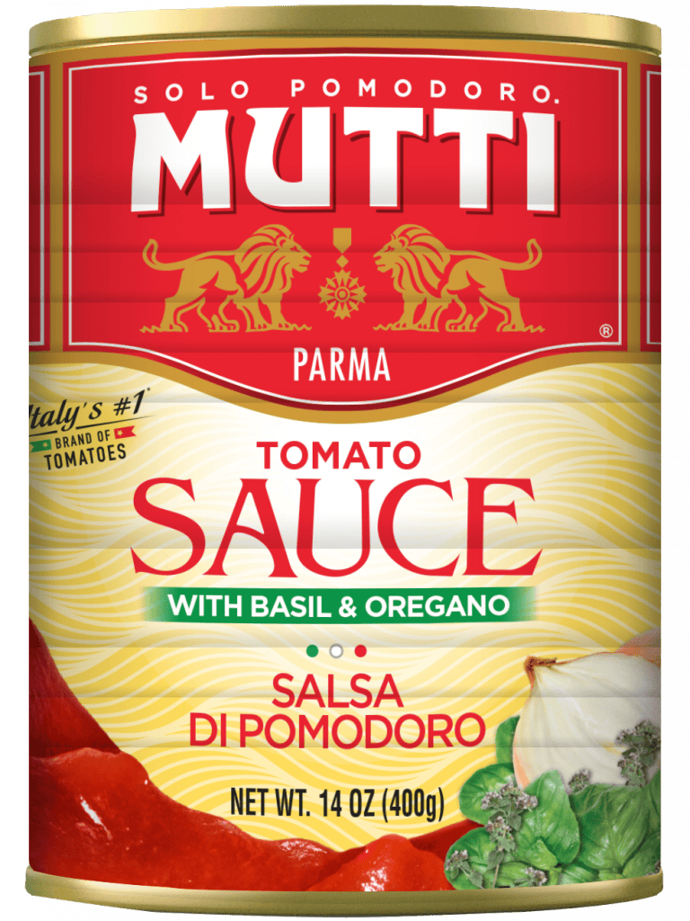 tomato sauce with basil and oregano
