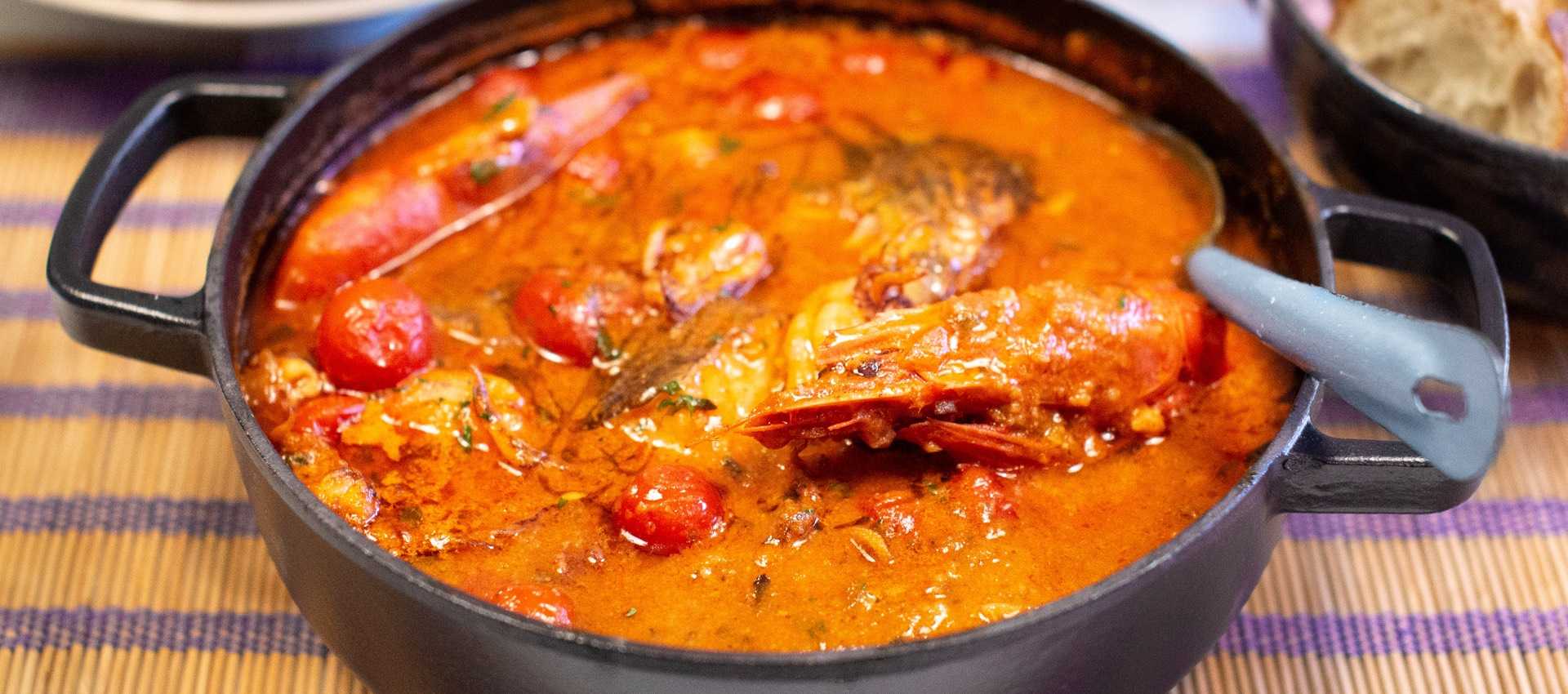 Calderta De Pescado Menorquin – Tomato Fish Stew