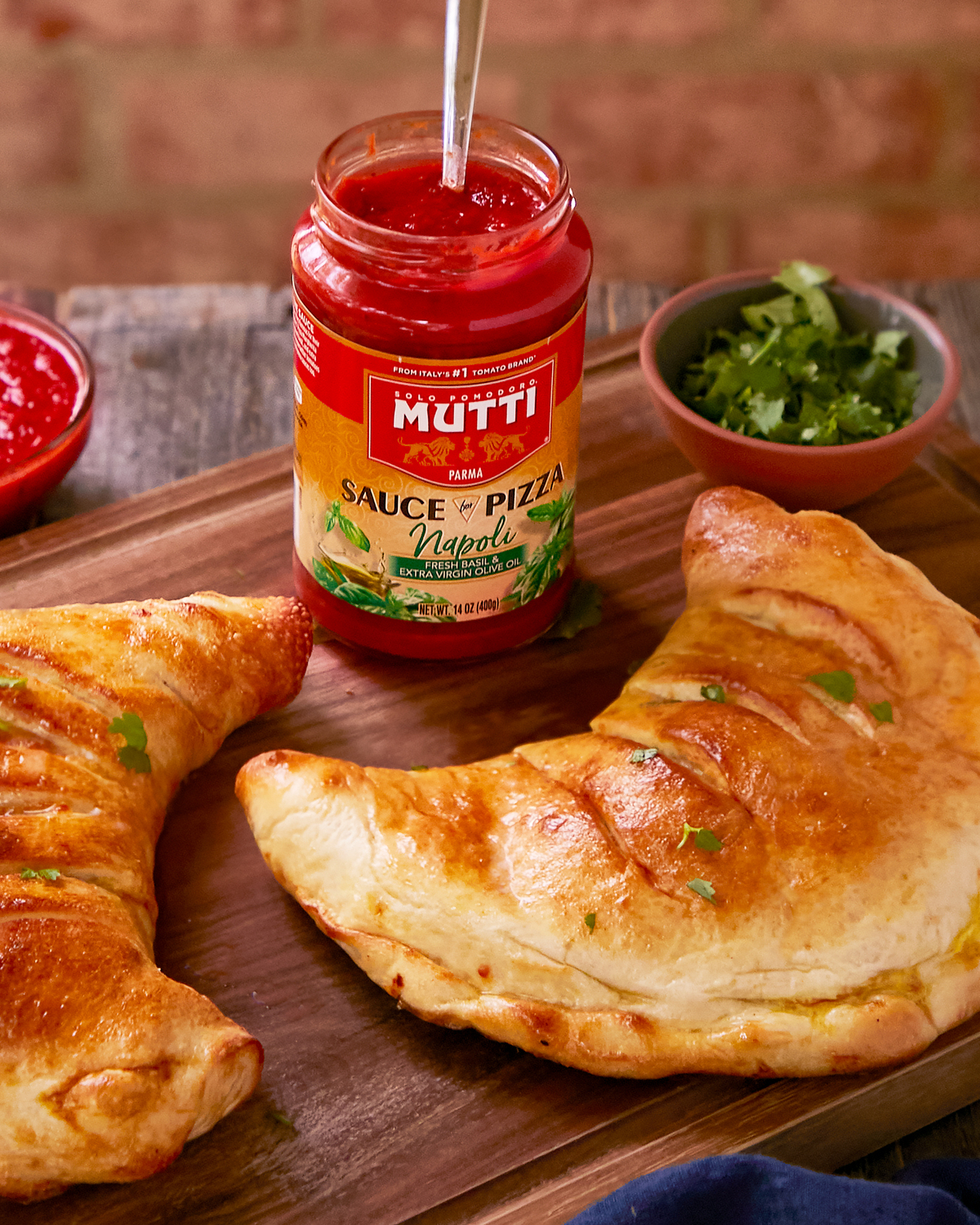 DIY Calzone made with Sauce For Pizza
