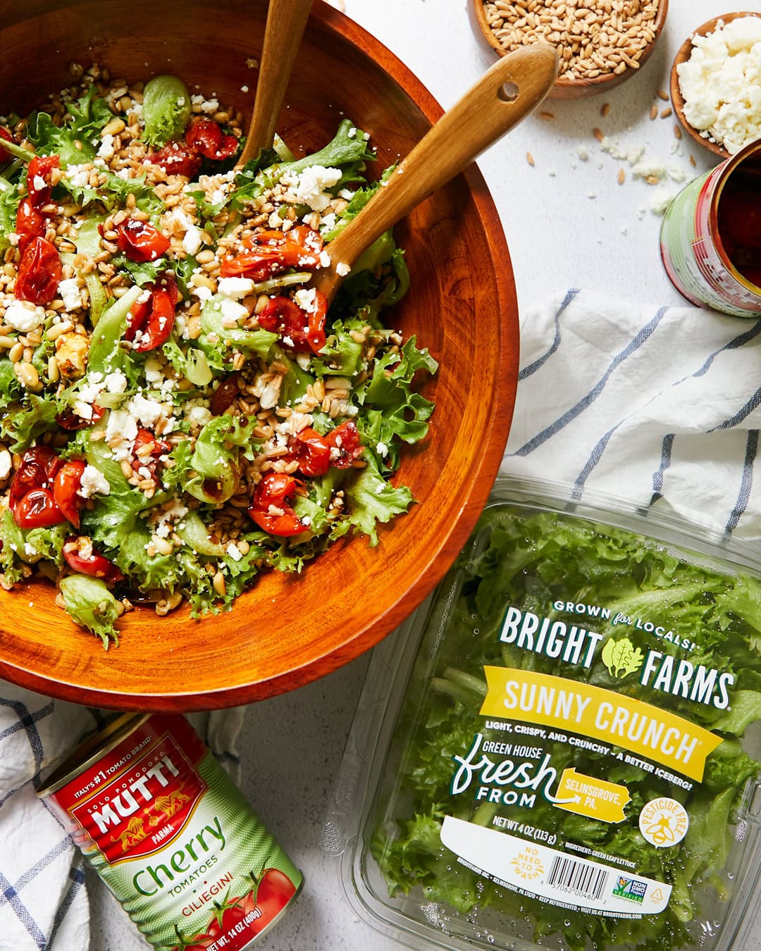 Roasted Tomato & Feta Salad Bowl