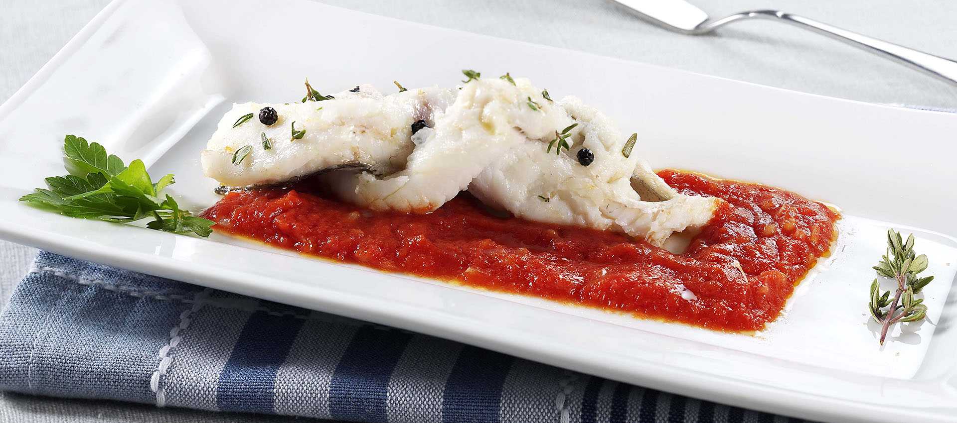 Trecce di branzino con timo e sale maldon