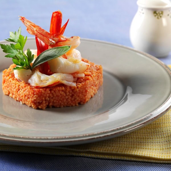 Hirssirisotto katkaravuilla