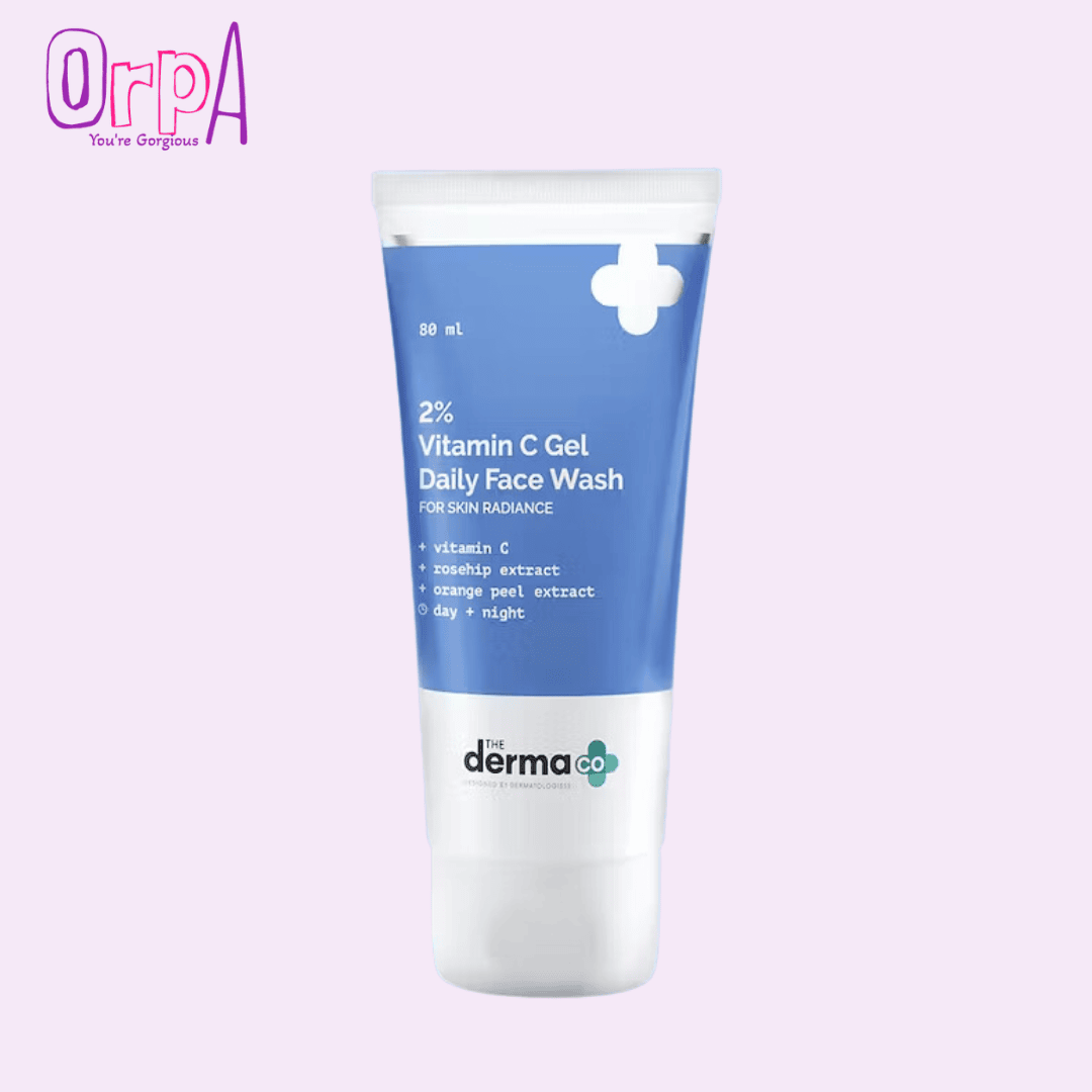 The Derma Co 2 Vitamin C Gel Daily Face Wash 80ml Orpa