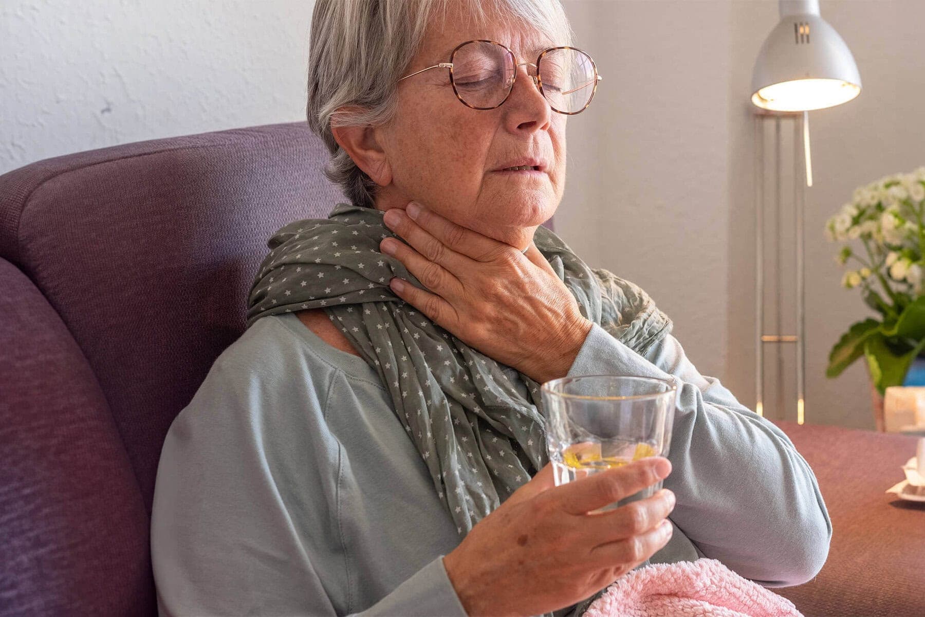 Old woman with Dysphagia