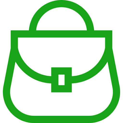 Handbag icon representing neck pain relief services in Burlington