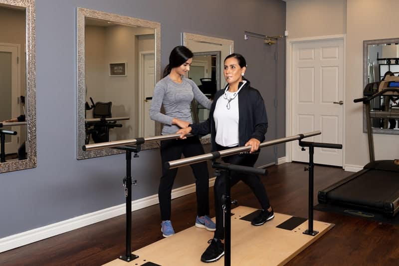 Woman getting Physiotherapy Treatment