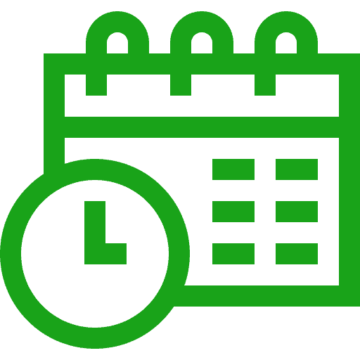 Calendar showing virtual care appointment dates and times