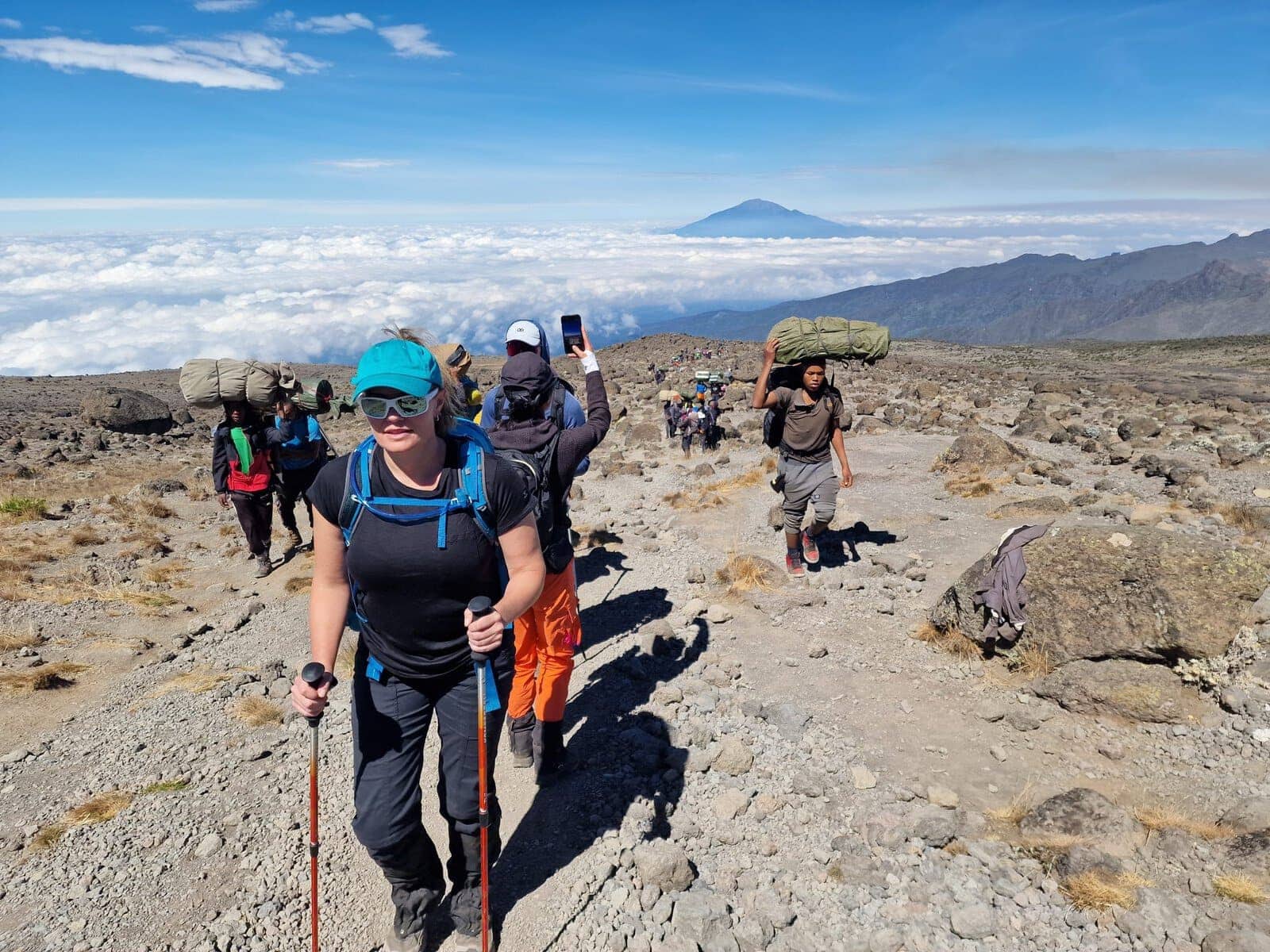 Hiking on the roof top of Africa