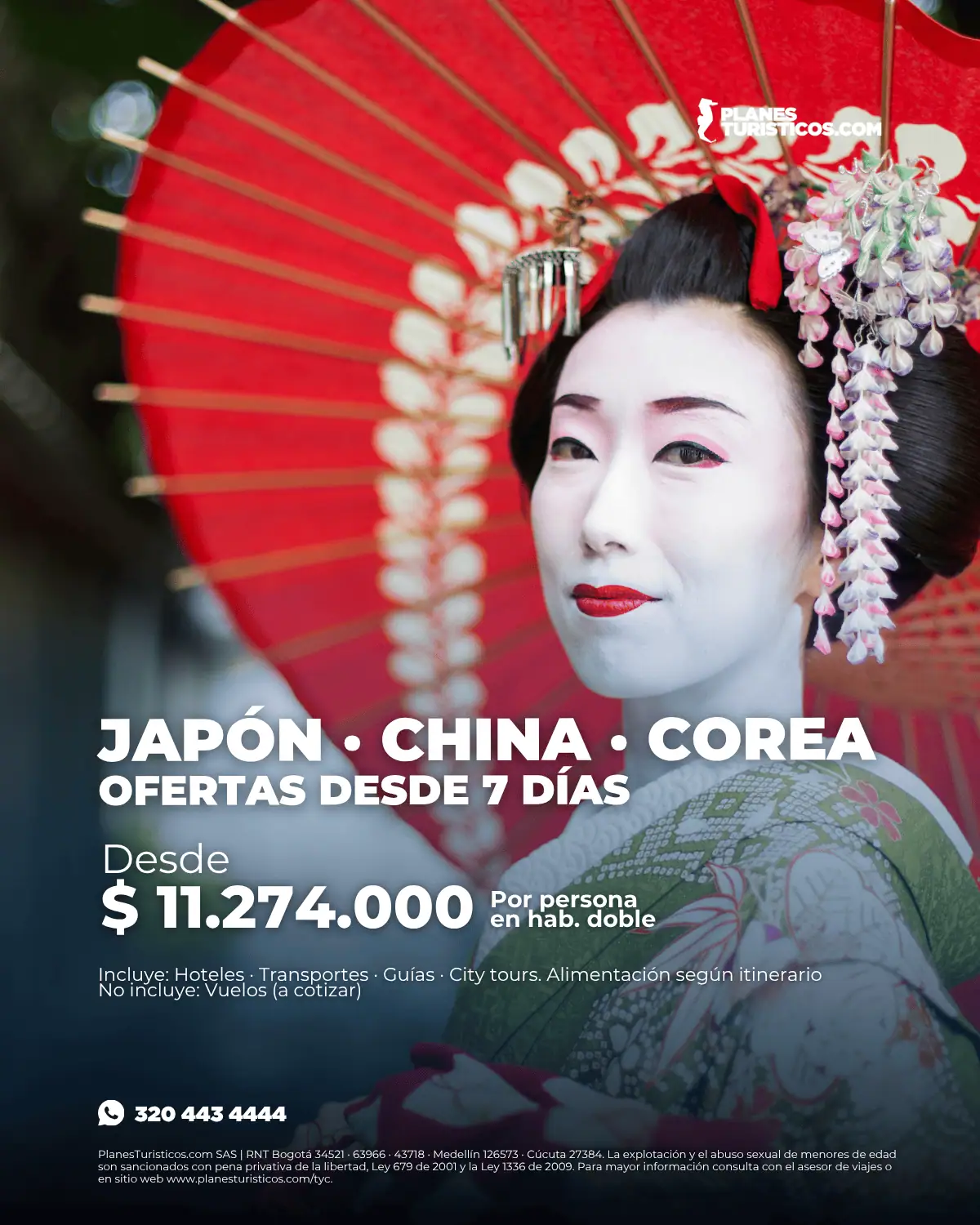 Circuito Japón, China y Corea desde 7 días, incluye la Gran Muralla desde $11.274.000 COP
