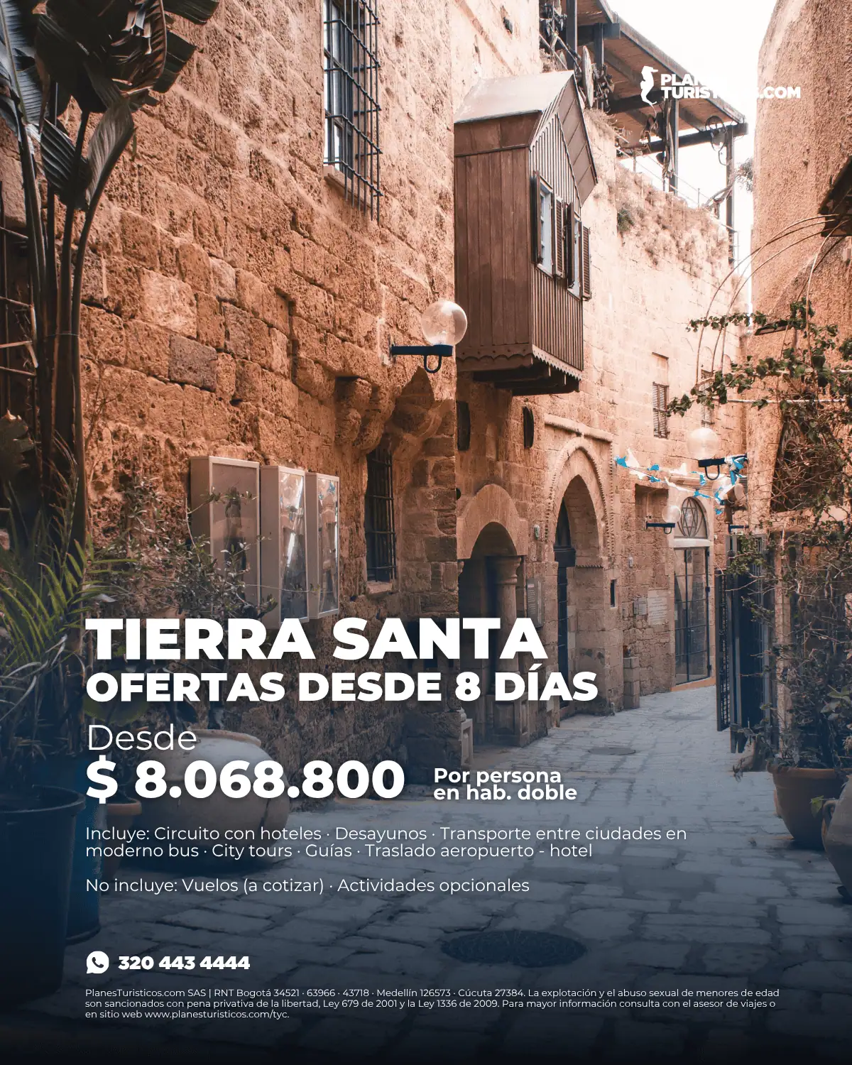 Viaje a Tierra Santa Israel desde 8 días desde $8.068.800 COP por persona