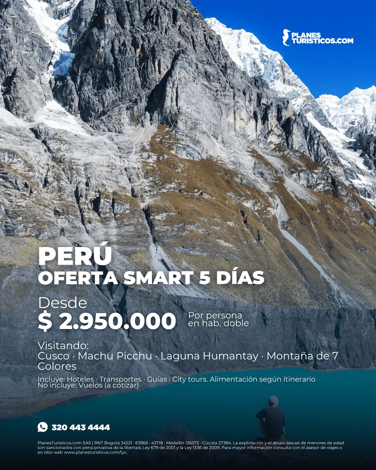 Viaje a Perú 5 días: Cusco, Machu Picchu y Laguna Humantay desde $2.950.000 COP