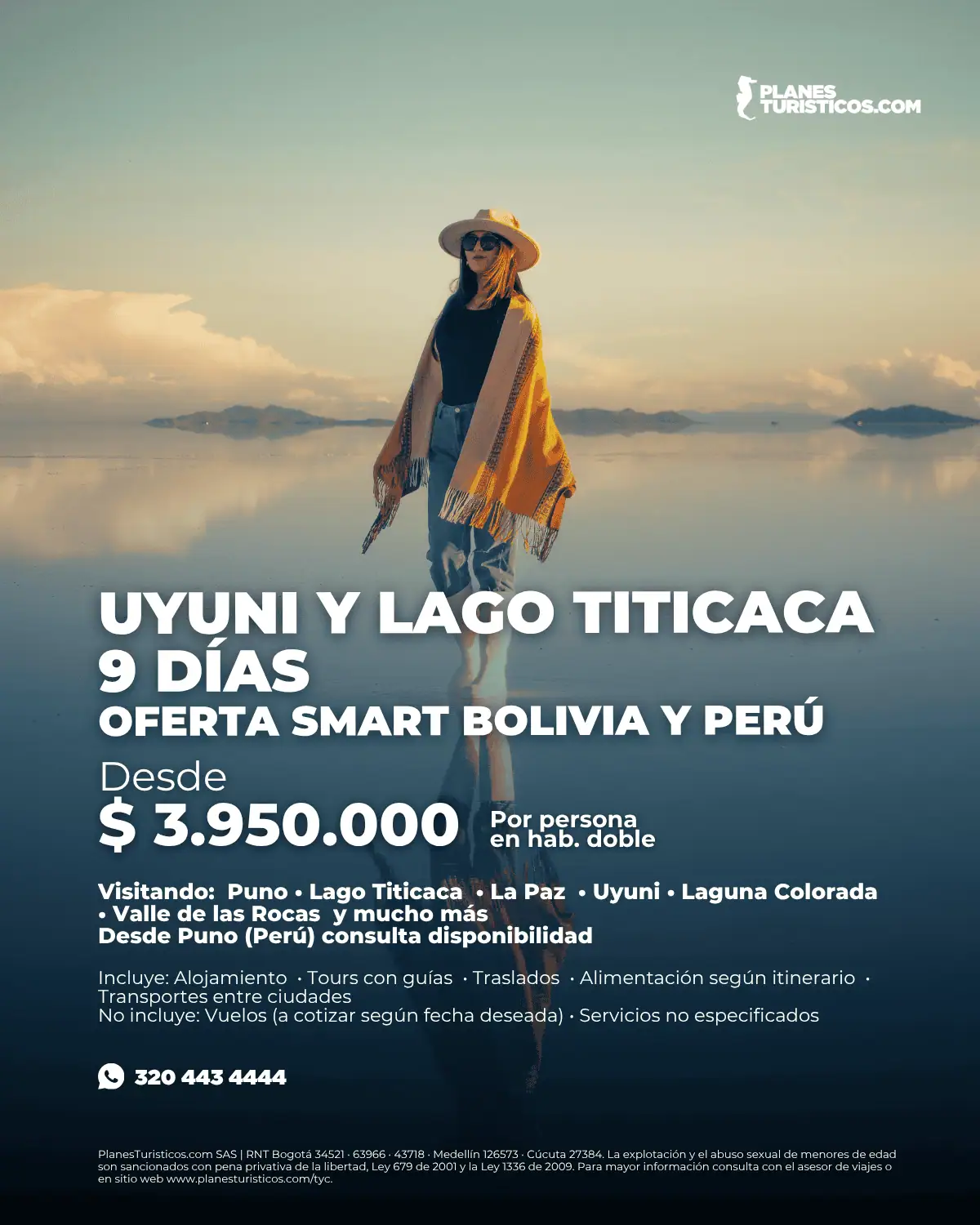 Tour Uyuni y Lago Titicaca 9 días por Perú y Bolivia desde $3.950.000 COP