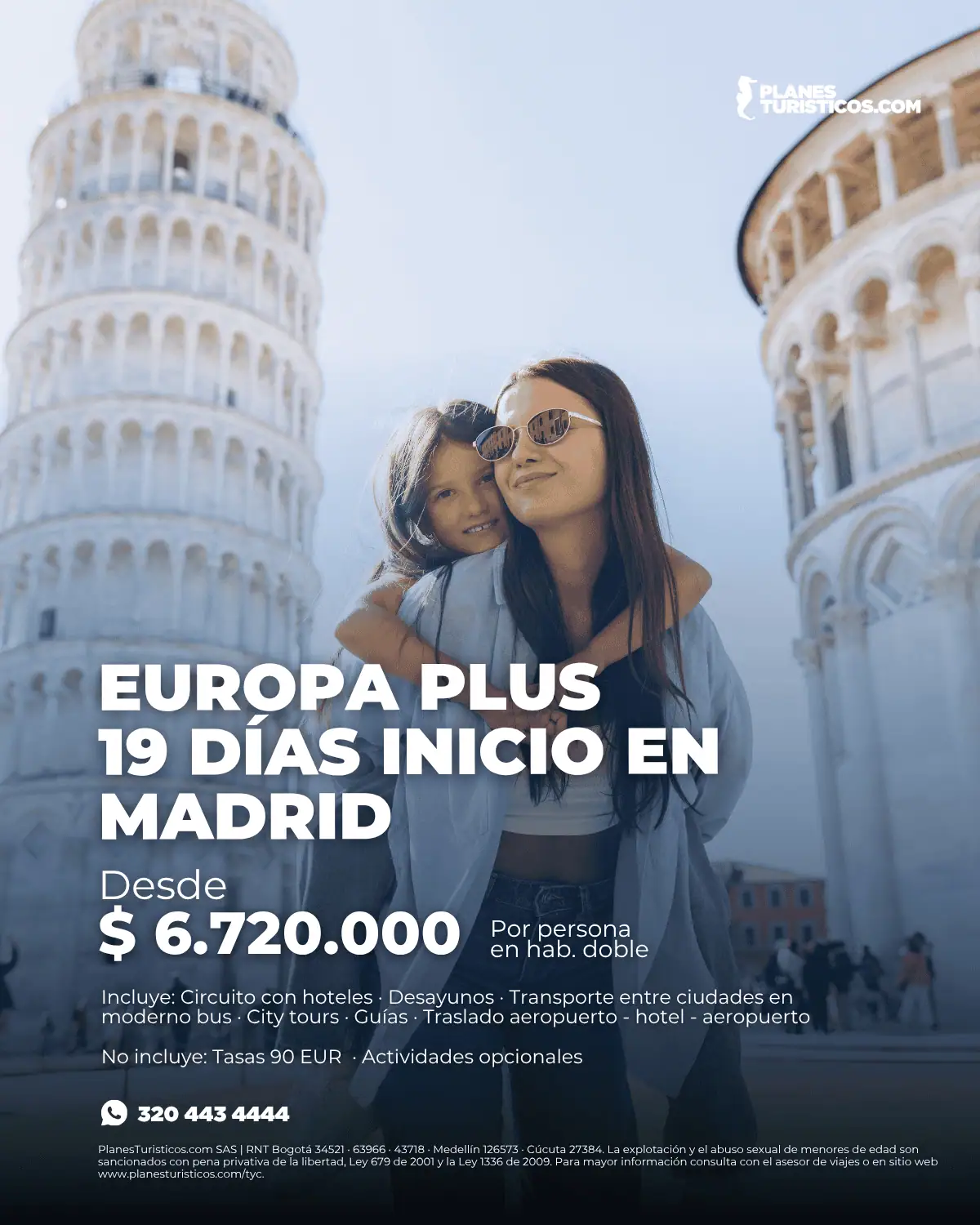 Circuito Europa Plus 19 días inicio en Madrid desde $6.720.000 COP por persona