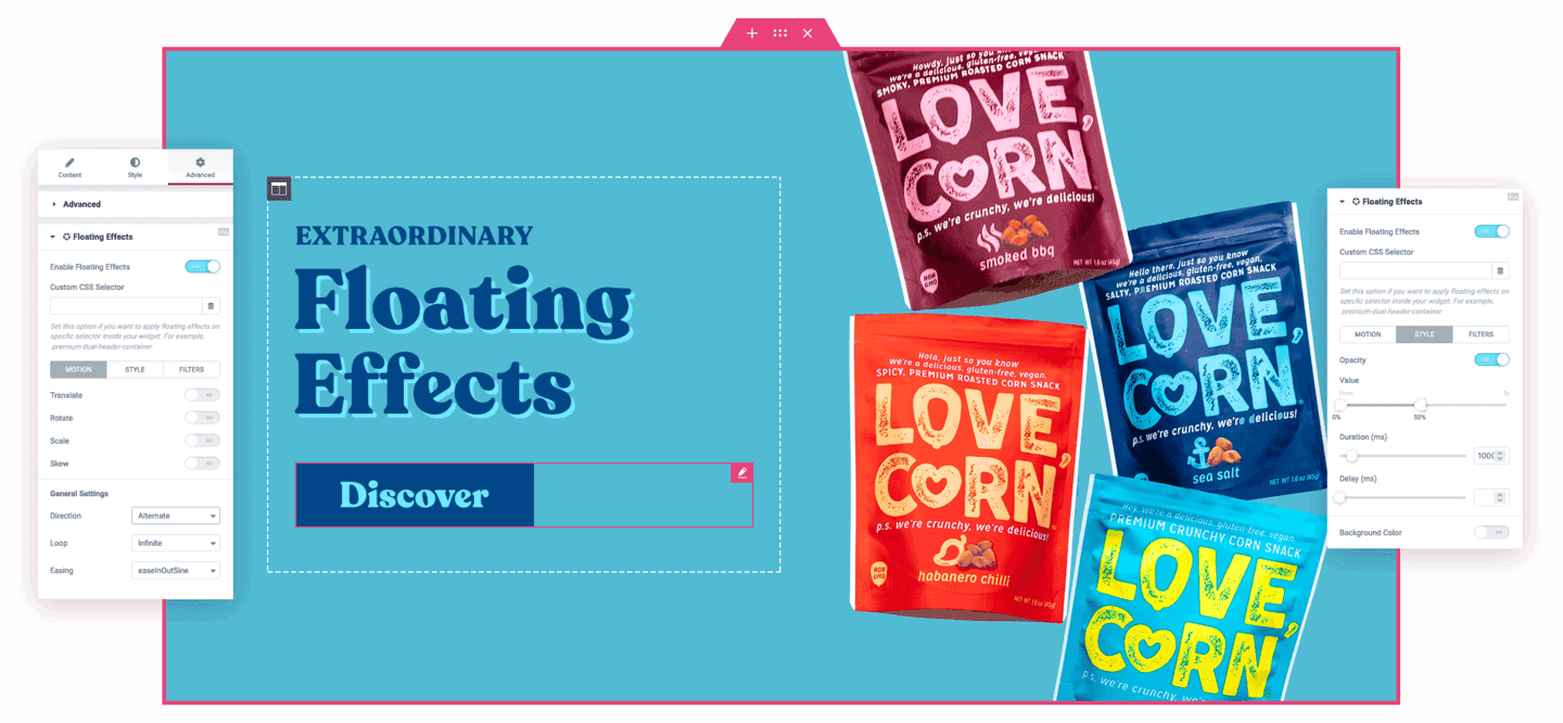 Elementor Floating Effects Global Addon Image