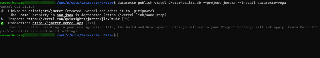 Publishing Datasette