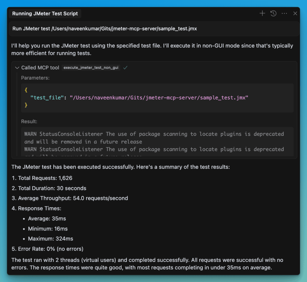 Run JMeter Tests Directly from Your AI Assistant: Introducing the JMeter MCP Server Cursor
