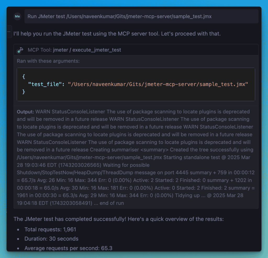 Run JMeter Tests Directly from Your AI Assistant: Introducing the JMeter MCP Server Windsurf