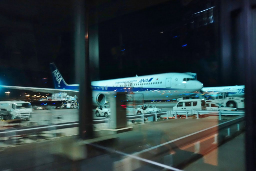羽田空港の飛行機