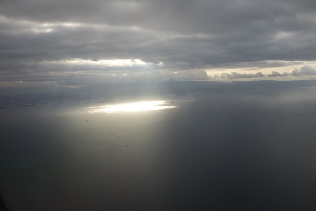 関西国際空港の上空