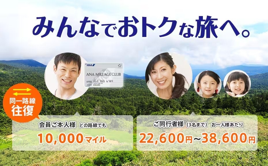 ANAのいっしょにマイル割
